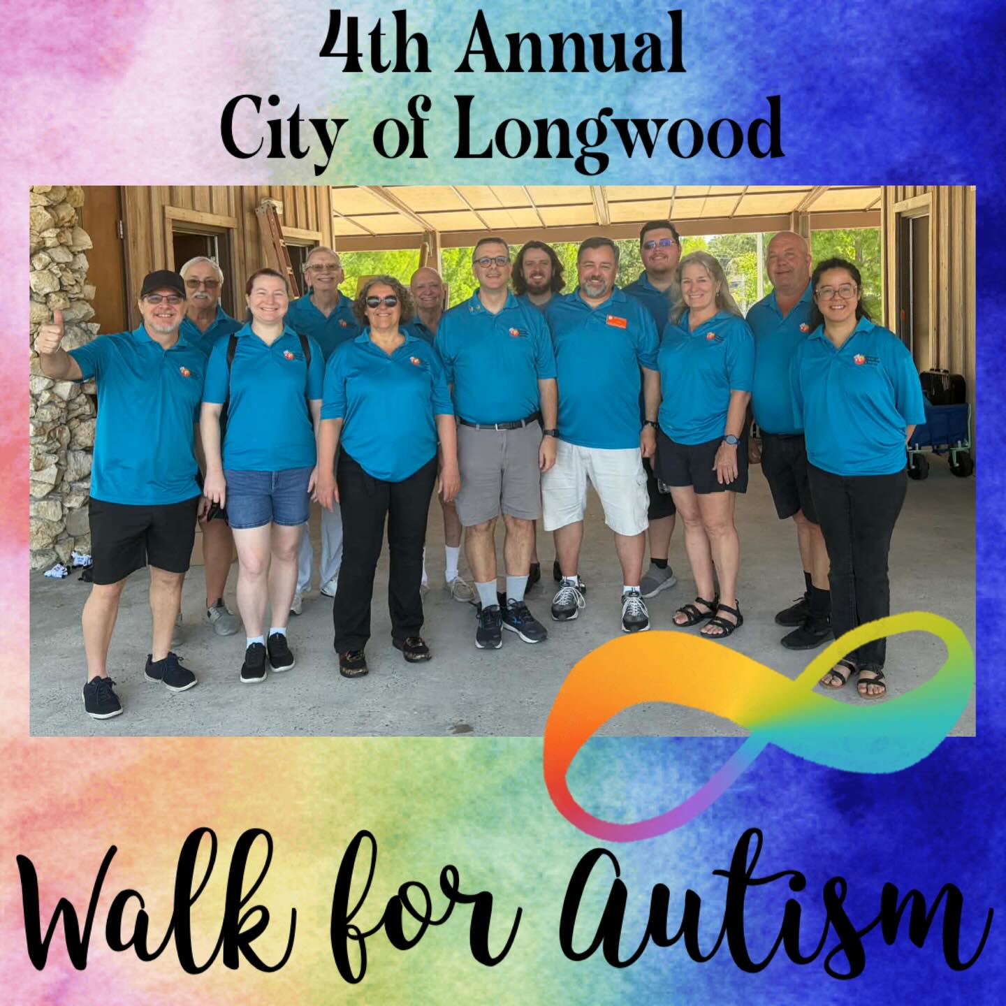 orange blossom chorus members at the 4th annual city of longwood walk for autism